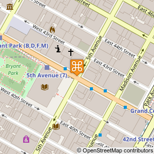 Fifth Avenue at 42nd Street New York, NY 10018-2788